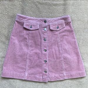 H&M velvet button down skirt🎁24 hour Price drop!